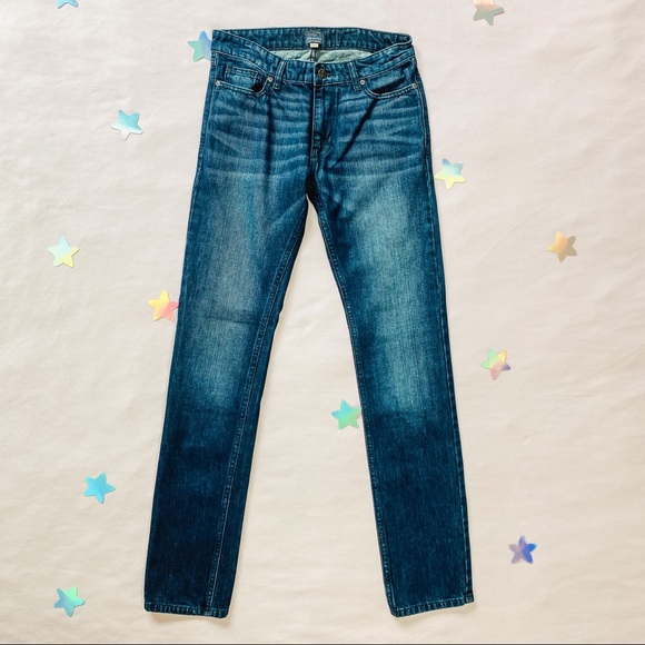 J. Crew Straight Leg Dark Wash Jeans - Picture 1 of 7